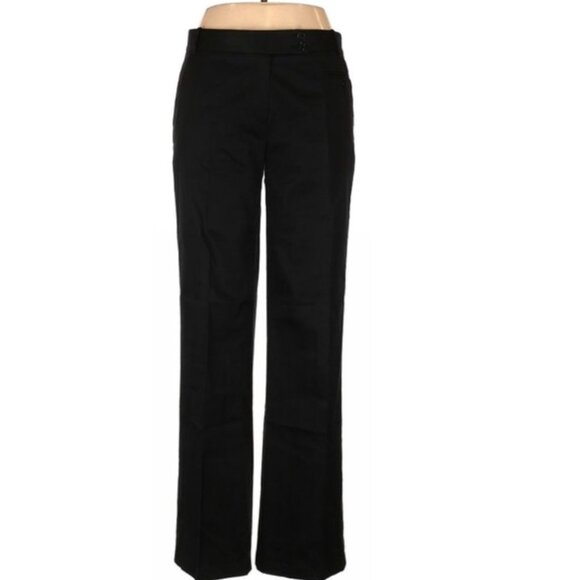 BCBGMAXAZRIA Khakis Black Pants Size 10 - Picture 2 of 8